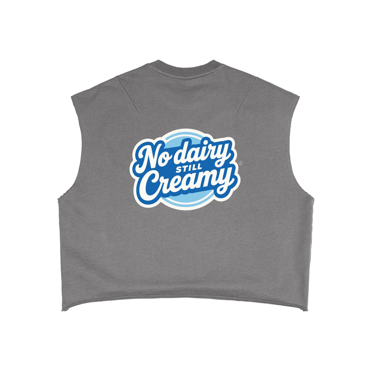 No Dairy | French Terry Boxy Tank Top