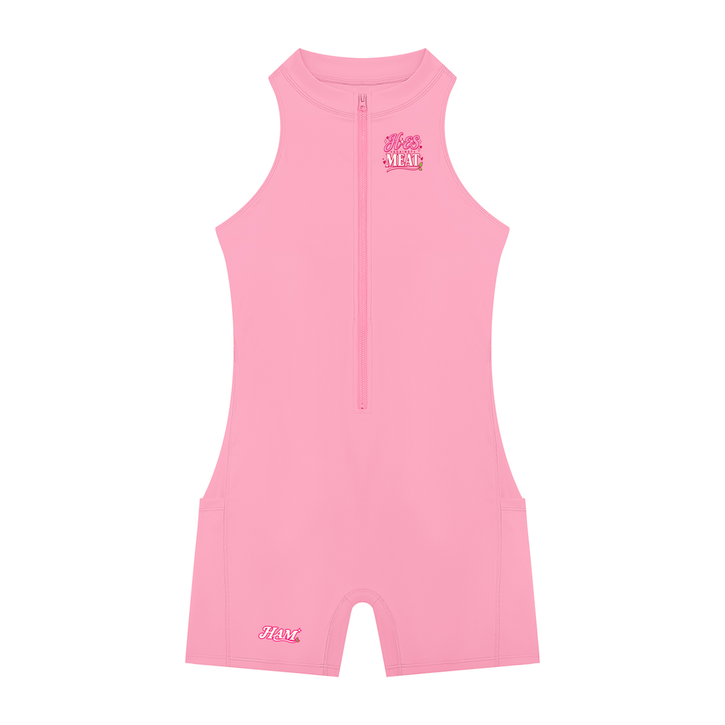 Women’s Quarter-Zip Yoga Romper