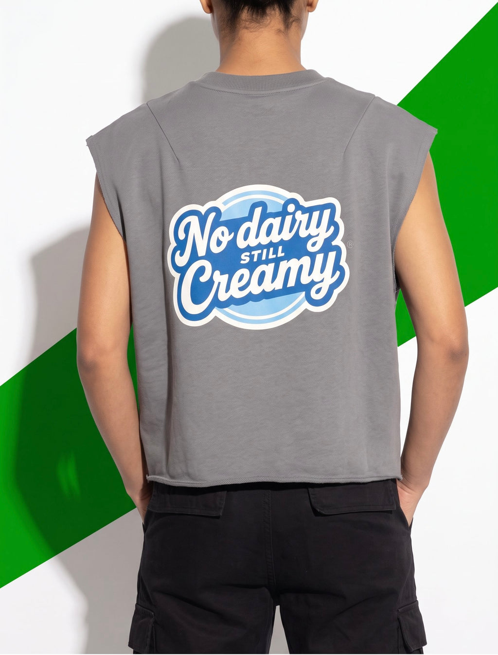 No Dairy | French Terry Boxy Tank Top