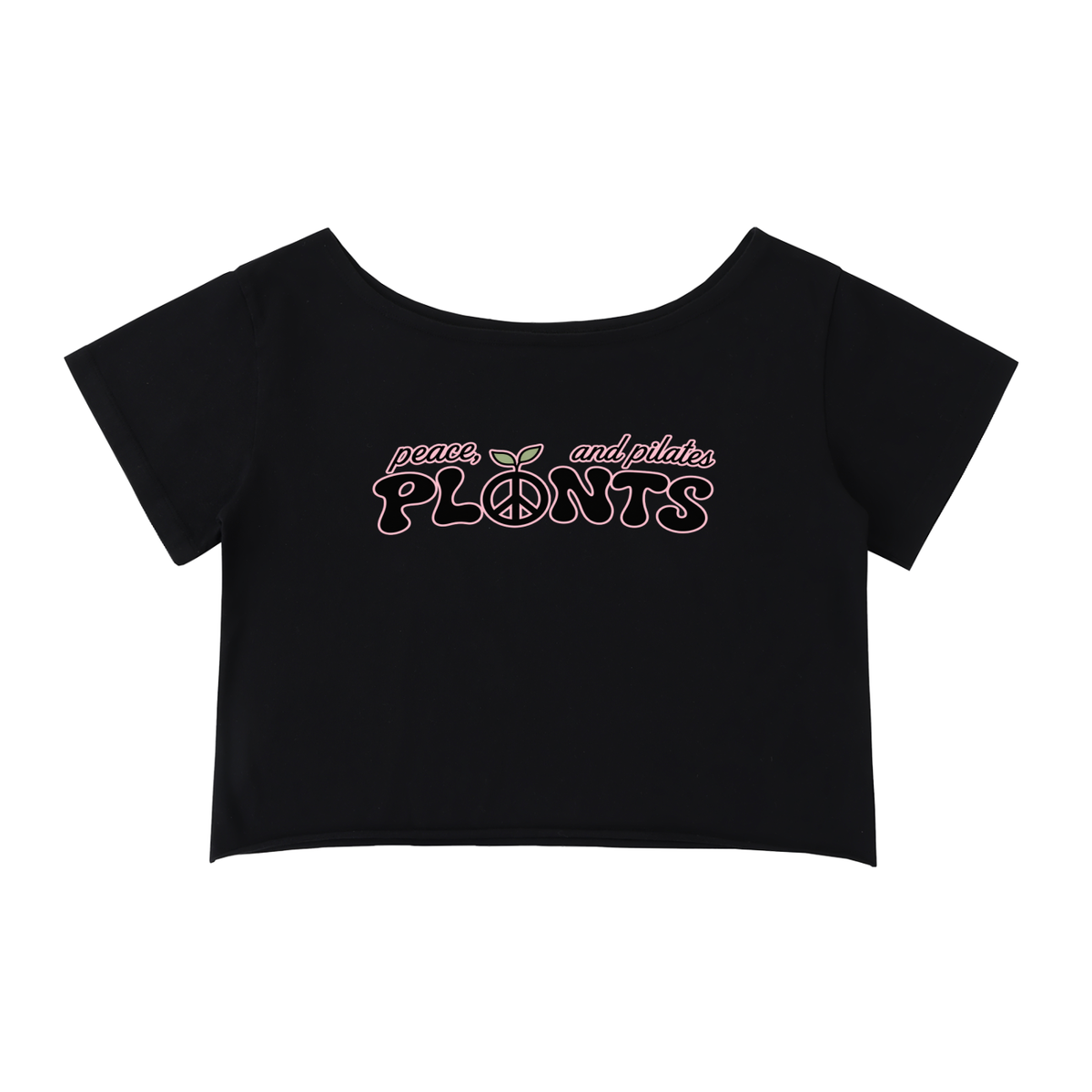 PPP | Off-Shoulder Rolled Hem Cotton T-Shirt