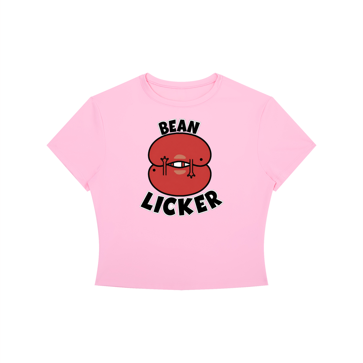 Freaky Beans | Women's Crewneck Crop T-Shirt
